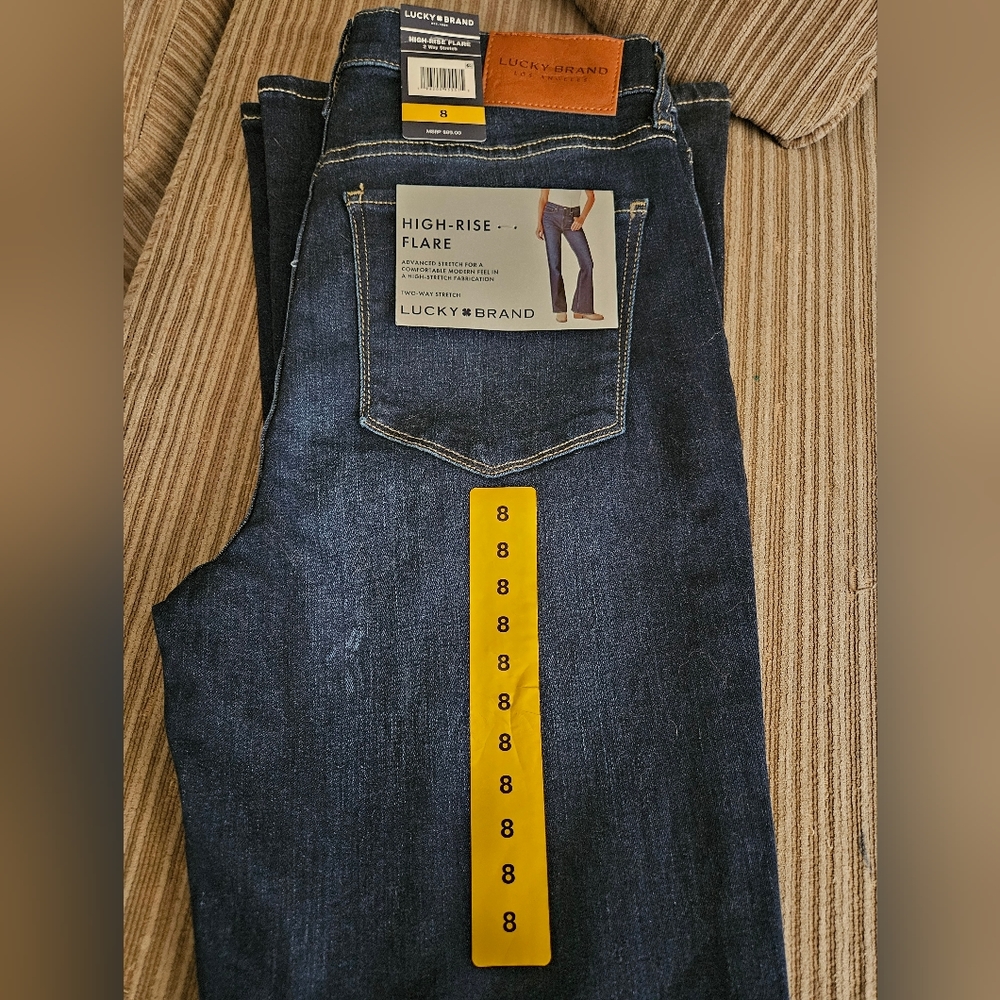 Lucky flare jeans size 8